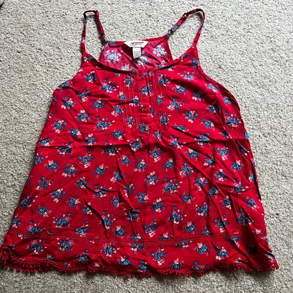 high neck, flow tank top